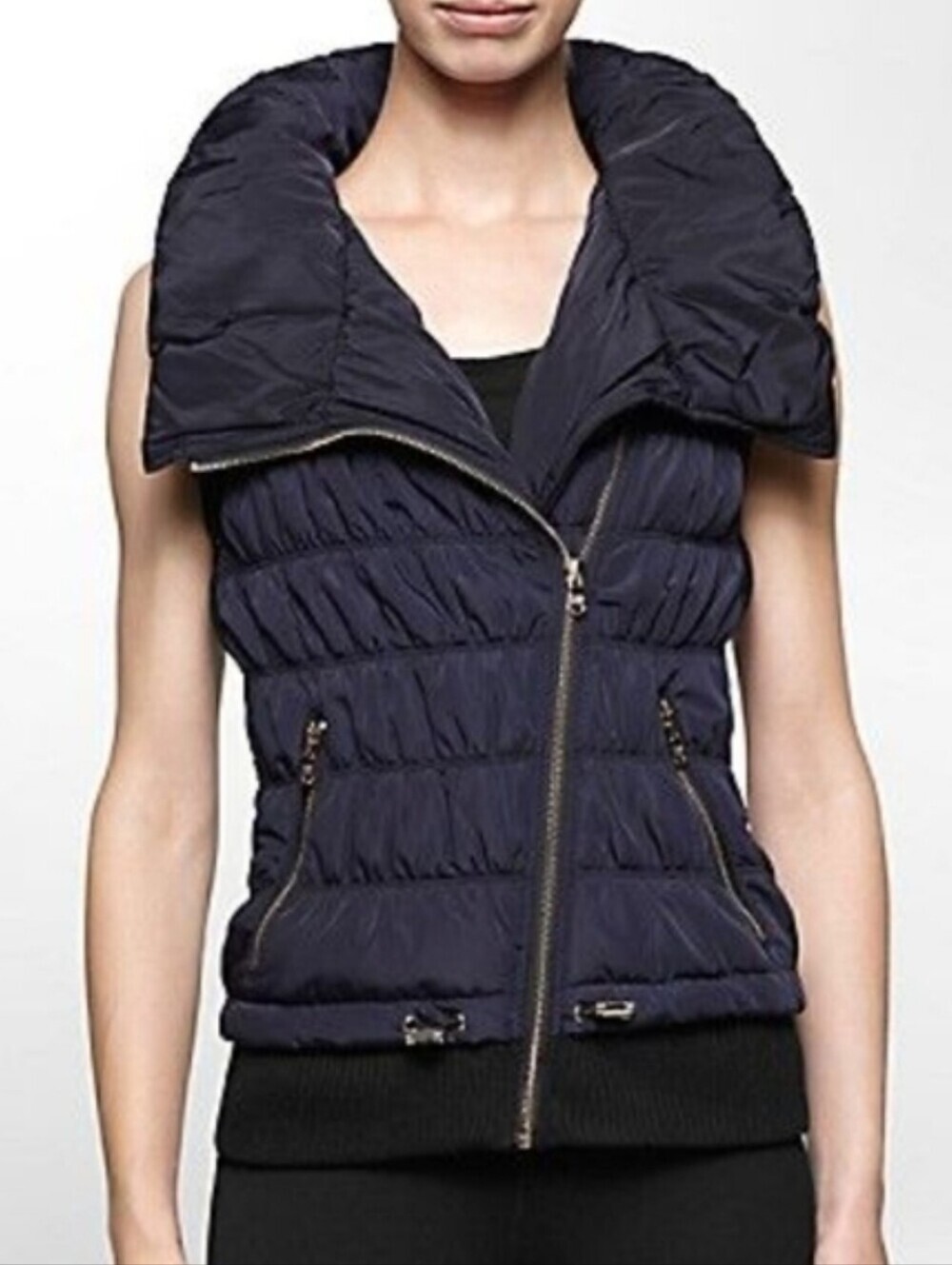 Calvin Klein Performance Puffer Vest Diagonal Zipper